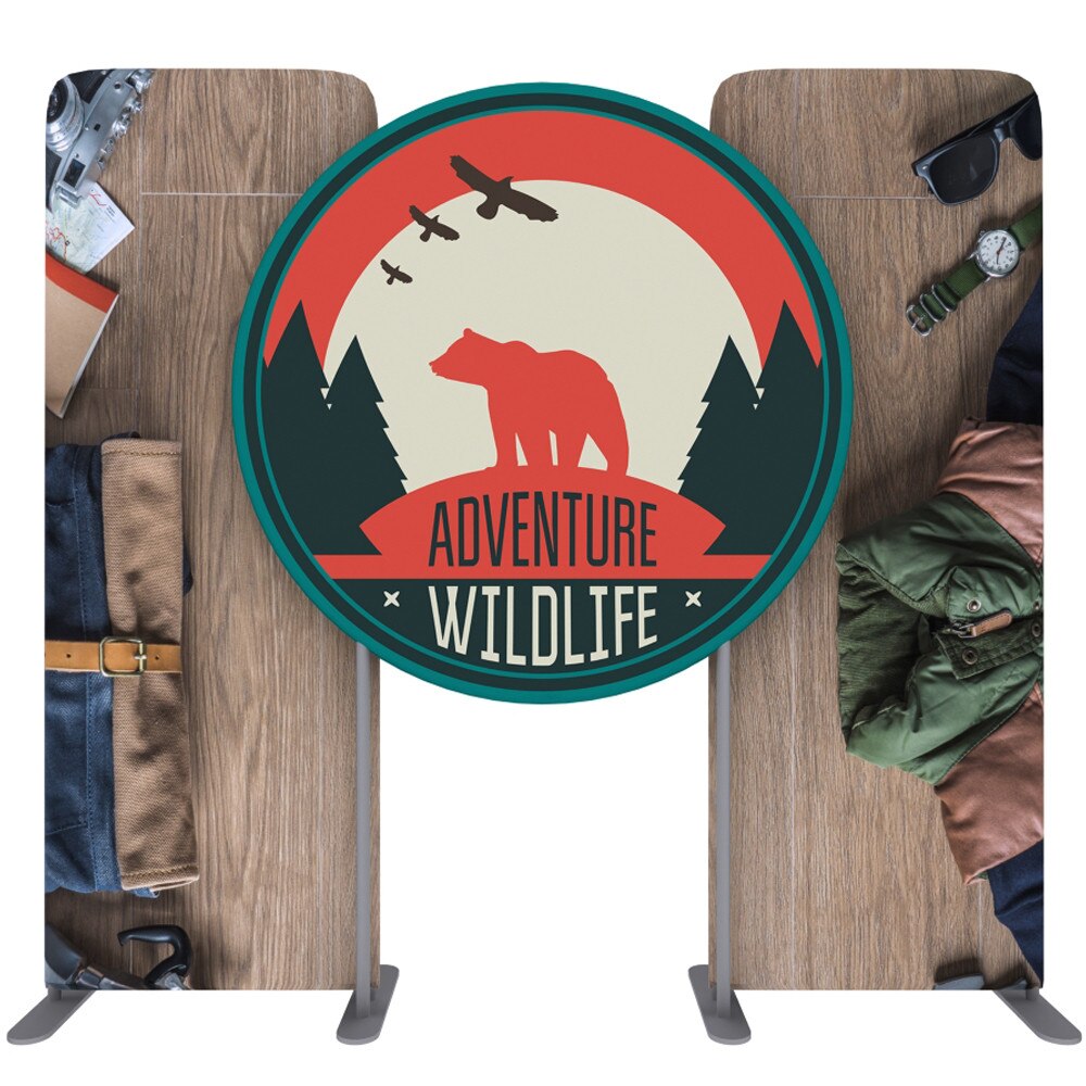 EZ Tube® Connect 10FT Kit J (3 x 5 x 3') — Double Sided Graphic Only